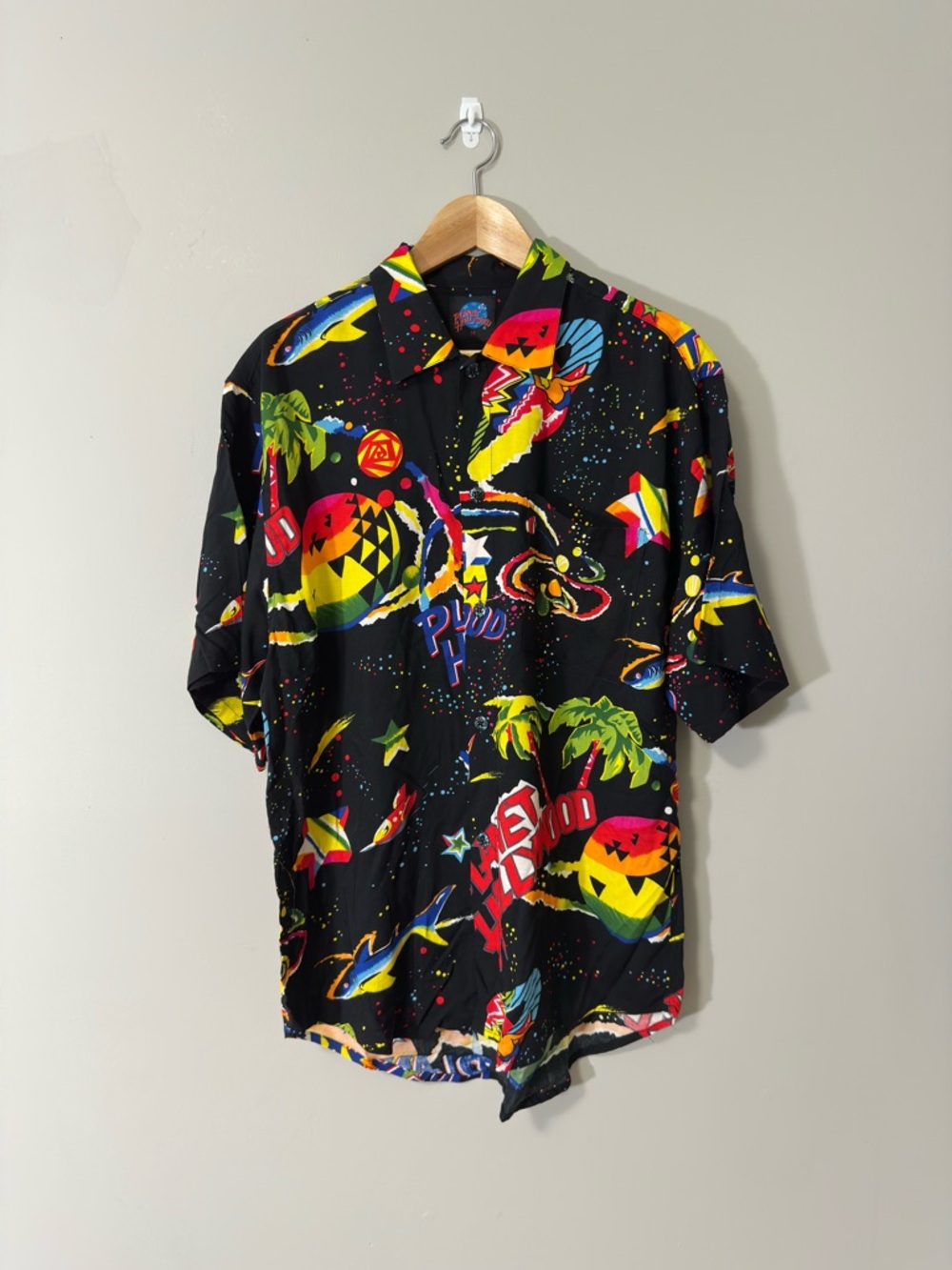 Vintage 90s Planet Hollywood Button Down Shirt